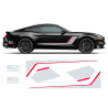 Roush Stage3 Two Colors Racing Stripes Set for Ford Mustang 2015 - 2019