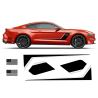 Roush Stage3 Two Colors Racing Stripes Set for Ford Mustang 2015 - 2019