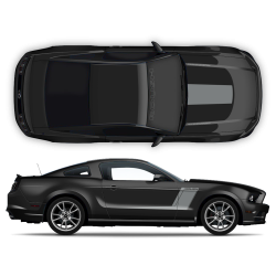 ROUSH Racing Stripes Set for Ford Mustang 2005 - 2014