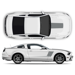 ROUSH Racing Stripes Set for Ford Mustang 2005 - 2014