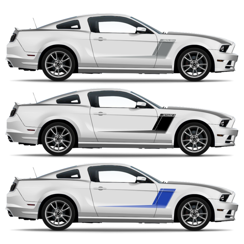 ROUSH Side Graphics for Ford Mustang 2005 - 2014