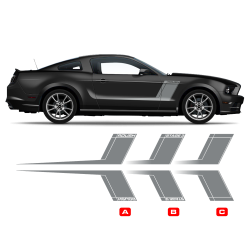 ROUSH Side Graphics for Ford Mustang 2005 - 2014