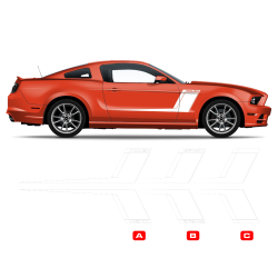 ROUSH Side Graphics for Ford Mustang 2005 - 2014