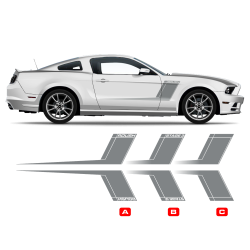 ROUSH Side Graphics for Ford Mustang 2005 - 2014