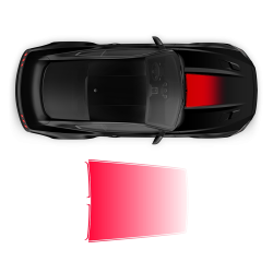 Roush Faded Hood Scoop Decal for Ford Mustang 2015 - 2019