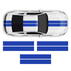 Double Racing Stripes over the top for Mustang 2005 - 2014