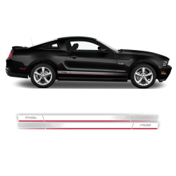 Roush RS / RS1 / RS2 / RS3 faded rocker stripes Ford Mustang 2010 - 2014