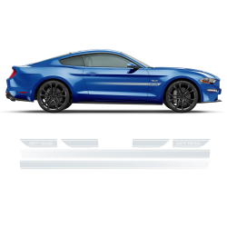 California Special GT/CS Faded Rocker Stripes for Ford Mustang 2018 - 2021