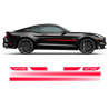 California Special GT/CS Faded Rocker Stripes for Ford Mustang 2018 - 2021