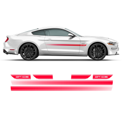 California Special GT/CS Faded Rocker Stripes for Ford Mustang 2018 - 2021