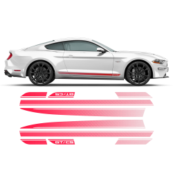 California Special GT/CS Faded Rocker Stripes for Ford Mustang 2015 - 2017