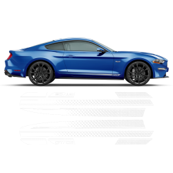 California Special GT/CS Faded Rocker Stripes for Ford Mustang 2015 - 2017