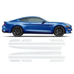 California Special GT/CS Faded Rocker Stripes for Ford Mustang 2015 - 2017