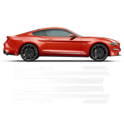 California Special GT/CS Faded Rocker Stripes for Ford Mustang 2015 - 2017