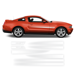 California Special GT/CS Faded Rocker Stripes for Ford Mustang 2011 2012