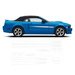 California Special GT/CS Faded Stripes for Ford Mustang 2005 - 2010