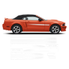 California Special GT/CS Faded Stripes for Ford Mustang 2005 - 2010