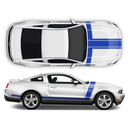 BOSS 302 style Racing stripes set for Ford Mustang 2012 - 2014