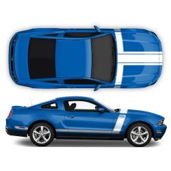 BOSS 302 style Racing stripes set for Ford Mustang 2012 - 2014