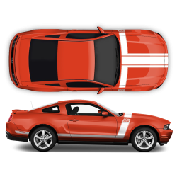 BOSS 302 style Racing stripes set for Ford Mustang 2012 - 2014