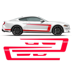 BOSS style side Graphics for Ford Mustang 2015 - 2022