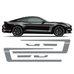 BOSS style side Graphics for Ford Mustang 2015 - 2022