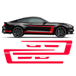 BOSS style side Graphics for Ford Mustang 2015 - 2022