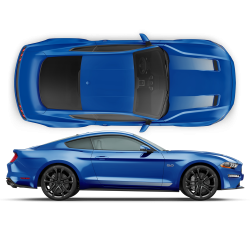 Edition 55 Faded Stripes for Ford Mustang 2019 - 2020