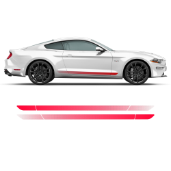 Edition 55 Faded Stripes for Ford Mustang 2019 - 2020