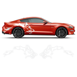 Coyote side graphic for Ford Mustang 2005 - 2021