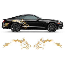 Coyote side graphic for Ford Mustang 2005 - 2021