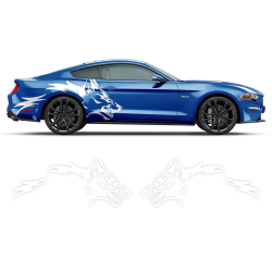 Coyote side graphic for Ford Mustang 2005 - 2021