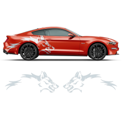 Coyote side graphic for Ford Mustang 2005 - 2021