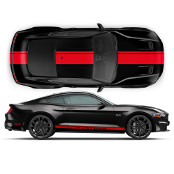 EURO XL Racing Stripes Set for Ford Mustang 2015 - 2020