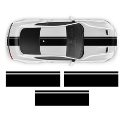 EURO XL Racing Stripes Set for Ford Mustang 2015 - 2020