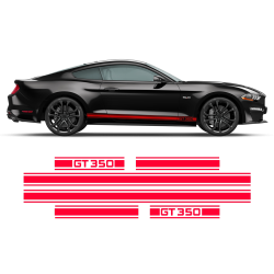 Rocker stripes GT350 for Ford Mustang 2015 - 2020