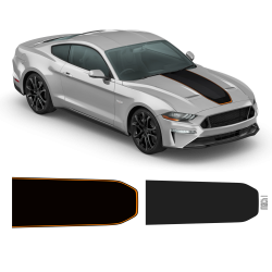 MACH1 Hood Decals Set for Ford Mustang 2018 - 2021