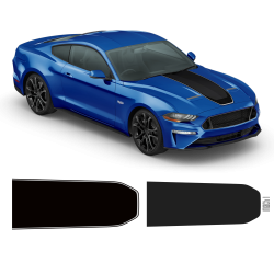 MACH1 Hood Decals Set for Ford Mustang 2018 - 2021