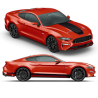 MACH1 Graphic Decals Set for Ford Mustang 2018 - 2021