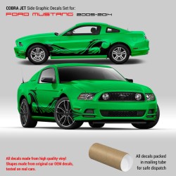 Ford Mustang 2005 - 2014 Tribal Design side decals set