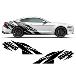 Warlord Side Graphics for Ford Mustang