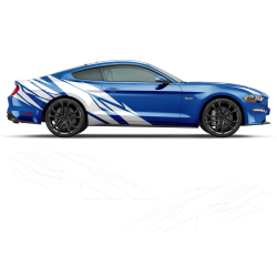 Warlord Side Graphics for Ford Mustang