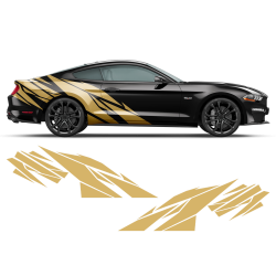 Warlord Side Graphics for Ford Mustang