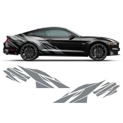 Warlord Side Graphics for Ford Mustang