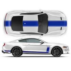 R - SPEC Style Racing Stripes Set for Ford Mustang 2015 - 2019