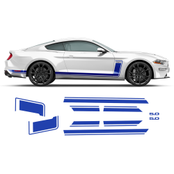 R - SPEC Style Racing Stripes Set for Ford Mustang 2015 - 2019