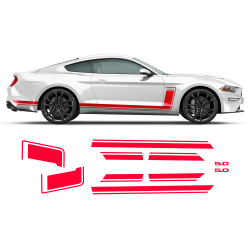 R - SPEC Style Racing Stripes Set for Ford Mustang 2015 - 2019