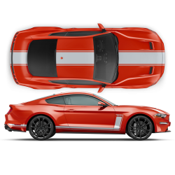 R - SPEC Style Racing Stripes Set for Ford Mustang 2015 - 2019