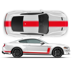 R - SPEC Style Racing Stripes Set for Ford Mustang 2015 - 2019