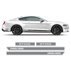 Short Rocker stripes GT350 for Ford Mustang 2015 - 2020